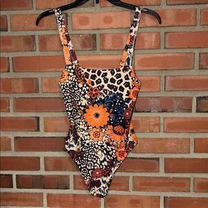 Kulani Kinis - Floral & Animal Print One-Piece Bikini Swimsuit